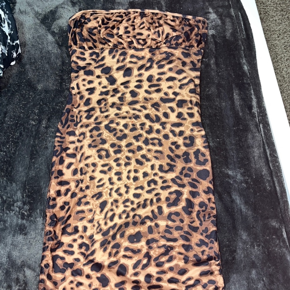 SHEIN Cheetah Print Dress